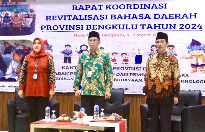 Nandar Munadi Buka Rakor Revitalisasi Bahasa Daerah Provinsi Bengkulu